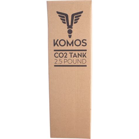 Komos® 2 5 Lb Co2 Tank Premium Aluminum New Cga320 Valve Us Dot Approved Morebeer