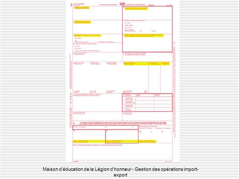 Gestion Des Op Rations Import Export Cours