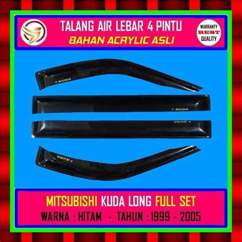 Jual TALANG AIR MOBIL 4 PINTU FULL SET MITSUBISHI KUDA LONG TAHUN