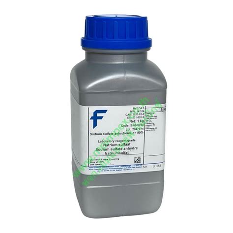 Fisher Chemical SODIUM SULFATE ANHYDROUS 99 1 กโลกรม M P IMPEX