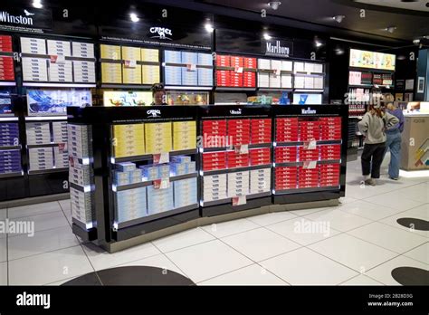 Cigarettes For Sale In Duty Free Shopping In Terminal T Arricife Cesar