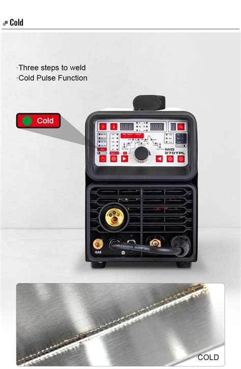 Andeli 220v 4 In 1 Mig 270tpl Mig Mag Tig Mma Pulse Cold Mig Welding