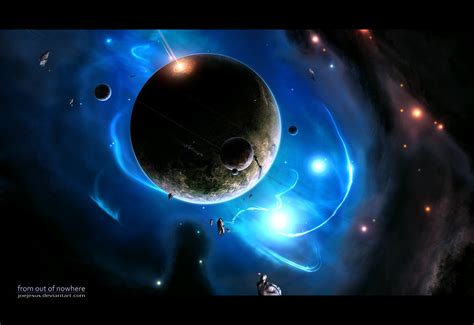 Spacescapes JoeyJazz Science Fiction Planet Space Space Art Space Art