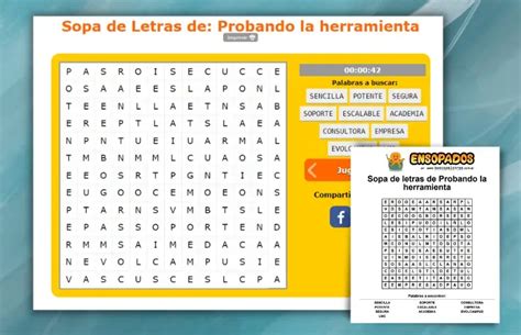 Cómo Crear Una Sopa De Letras Online Para Un Curso Virtual Evolmind