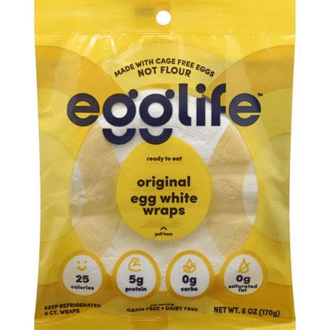 Egglife Original Egg White Wraps Eggs Sendik S Food Market