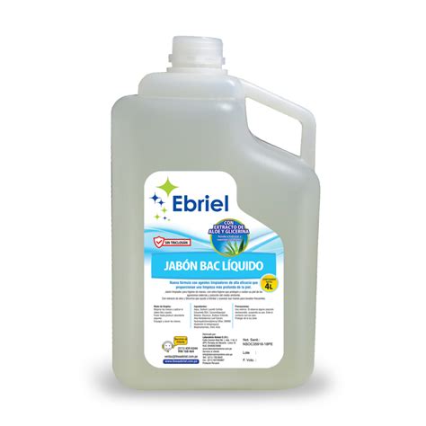 Jabón Liquido BAC Ebriel Línea Empresarial Solicite su cotización