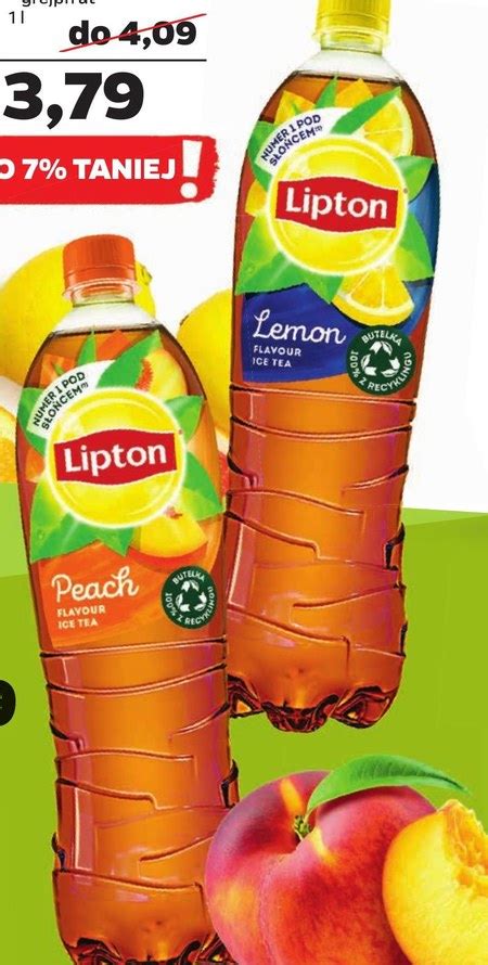 Lipton Ice Tea Lemon Napój niegazowany 1 5 l promocja Netto Ding pl