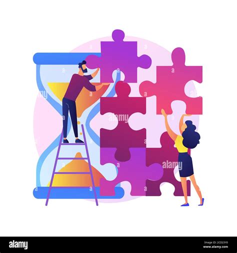 Project Delivery Abstract Concept Vector Illustration Stock Vector