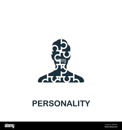 Personality Icon Monochrome Simple Psychology Icon For Templates Web