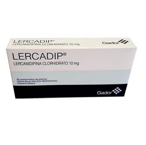 Lercadip 10 Mg 30 Comp — Farmacia El Túnel