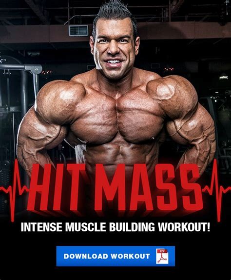 Hit Mass Program 3 Day High Intensity Training Split High Intensity Workout Workout Training