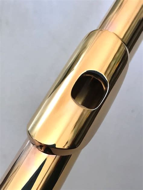 New Weissman Mckenna K Gold Plated Over Silver Flute Headjoint