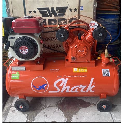 Jual KOMPRESOR COMPRESOR ANGIN UDARA SHARK J SERIES 1 2HP ENGINE