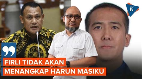 Novel Baswedan Yakin Firli Bahuri Tak Akan Tangkap Harun Masiku YouTube