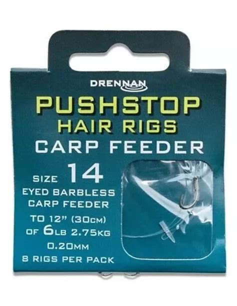 Drennan Pushstop Carp Feeder Hair Rigs