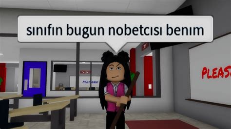 Bu Sinifin NÖbetcİsİ Benİm 😡😂😂 Kimler Böyle Roblox Brookhaven Çikimanki Youtube