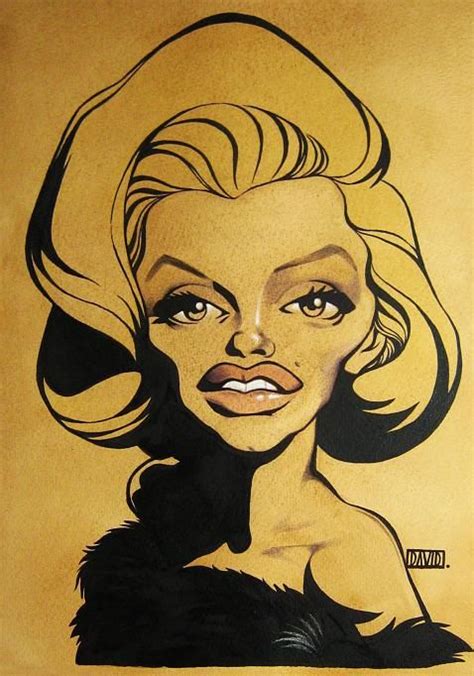 MM Marilyn Monroe Dunway Enterprises Person Cartoon Caricature