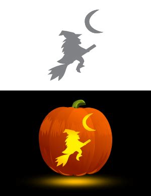 Free Printable Witch Pumpkin Stencils | Page 4