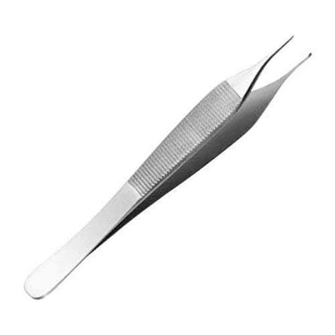 Polish Stainless Steel Adson Tissue Forceps Toothed Size Dimension 4