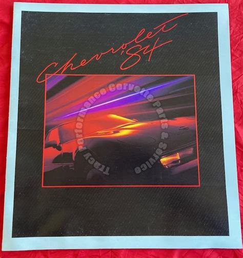 1984 Chevrolet Original Dealer Brochure Camaro Corvette Monte Carlo