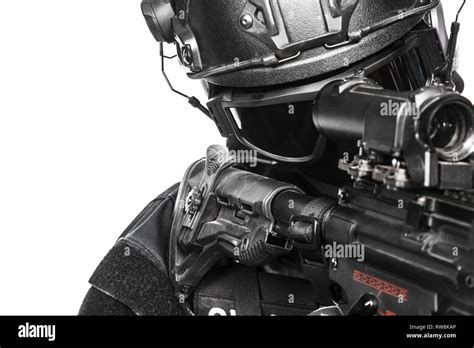 Spec Ops Police Officer Swat Stock Photo Alamy