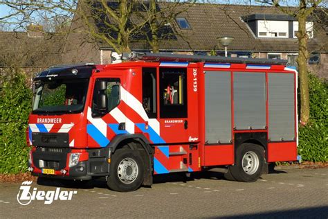 Nieuwe Tankautospuit Voor Brandweer Zevenbergen Ziegler Brandweertechniek