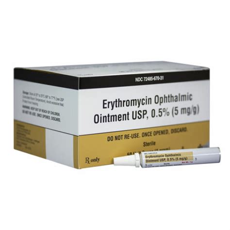 Erythromycin Ophthalmic Ointment | Armas Pharmaceuticals