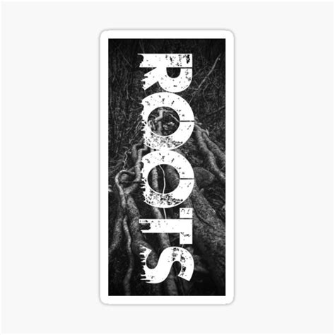 Roots Sticker For Sale By Tikamono Redbubble