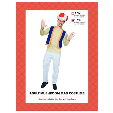 Mushroom Man Costume – Sydney Costume Shop