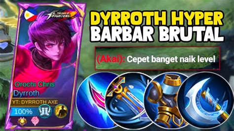 Dyrroth Hyper Barbar Brutal Build Dyrroth Tersakit Item