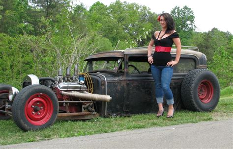 Rat Rod Girls Issue Of Hot Rod Magazine And The Feature Article