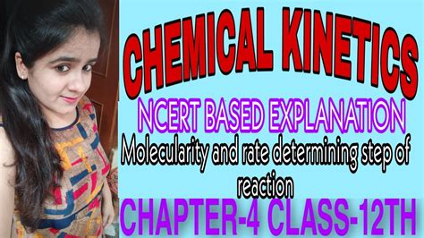 Molecularity And Rate Determining Step Of Reaction Of Chemical Kinetics Class 12ncertcbse