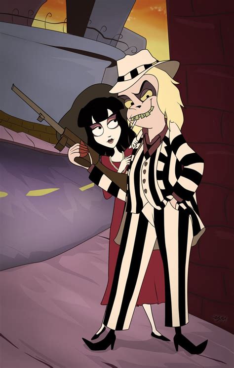 Beetle And Babes By Zellykat Beetlejuice Cartoon Beetlejuice Movie