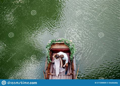 A Boat Trip For A Guy And A Girl Along The Canals And Bays Of The River