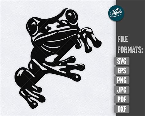 Frog Svg Cute Frog Cut File For Cricut Plotter Frog Clipart Png Instant