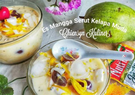 Resep Es Mangga Serut Kelapa Muda Oleh Chiensyn Kuliner Cookpad