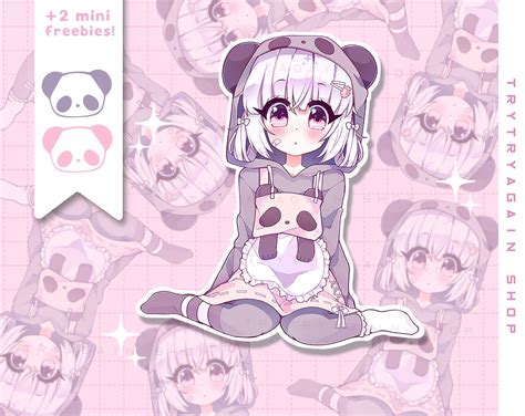 Panda Hoodie Anime Girl Drawing Ubicaciondepersonascdmxgobmx