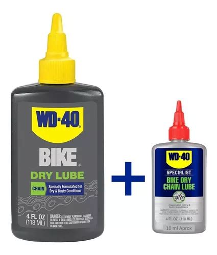 Lubricante De Cadena Seco Wd 40 Bike 4oz Para Bicicleta MercadoLibre