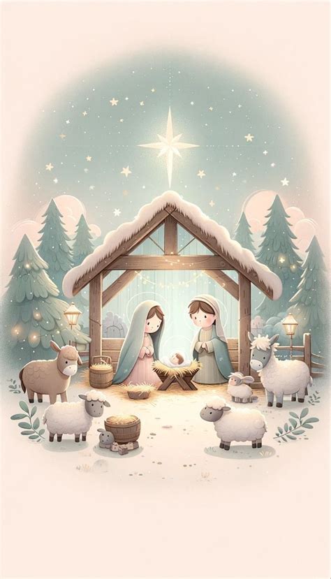 Pin By Nadia Pasternak On Tarjetas Feli In Christmas Nativity