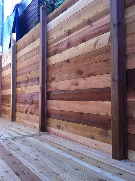 Wood Deck Privacy Fence Ideas