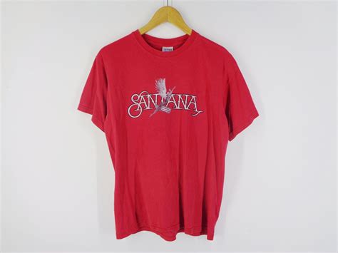 Santana Shirt Santana T Shirt Santana Tee T Shirt Size M Etsy