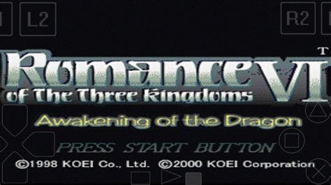 PS1 Romance Of Three Kingdom VI Speed Run With Cheat YouTube