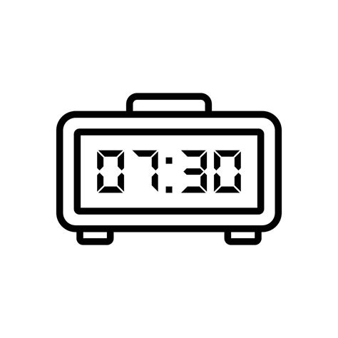 Alarm Clock Icon Vector Design Template Vector Art At Vecteezy