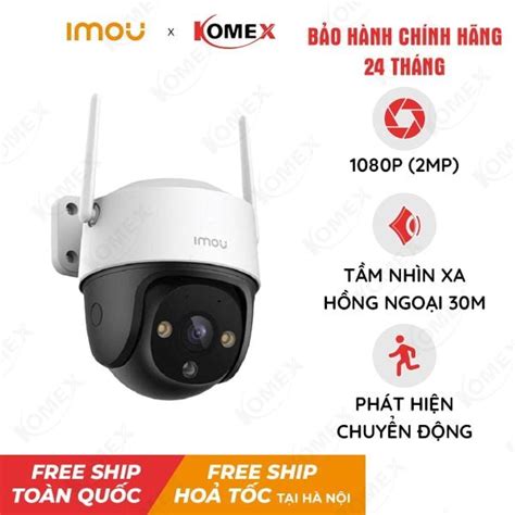 Camera Wifi IMOU ngoài trời Cruiser 2MP IPC S21FP Komex Digital