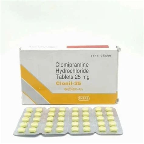 Clonil Mg Clomipramine Tablets At Rs Stripe Anti Depressant In