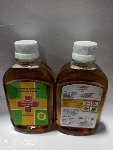 Sansitor Advance Chlorhexidine Gluconate And Cetrimide Solution