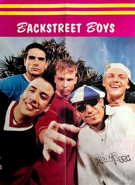 Magazine Pull Out Posters Backstreet Boys Backstreet Boys Boy