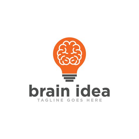 Brain Idea Logo Design Vector 10664651 Vector Art at Vecteezy