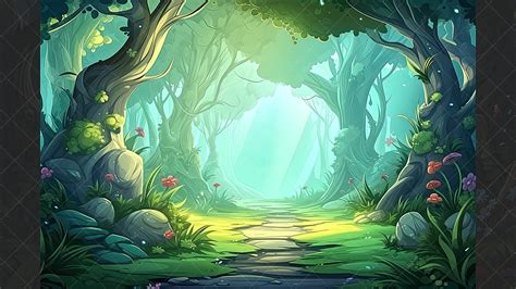 BACKGROUND - Stylized Forest 2 in 2D Assets - UE Marketplace