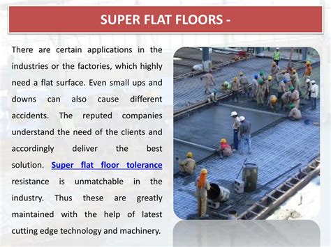 specification  super flat floor powerpoint